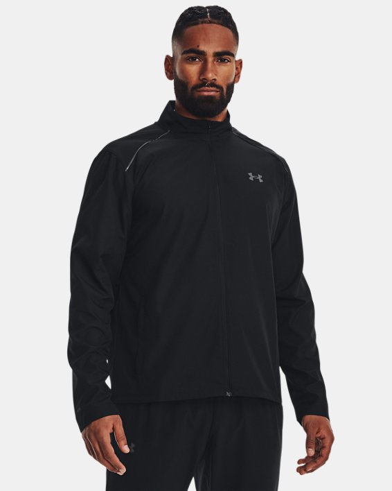 Men's UA Launch Jacket, Black, pdpMainDesktop image number 0